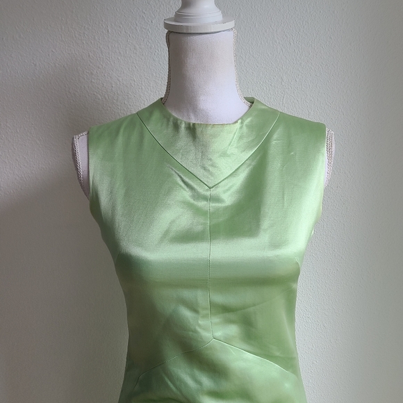 Teri Jon Mint Green Sheath Dress XS - Picture 2 of 12